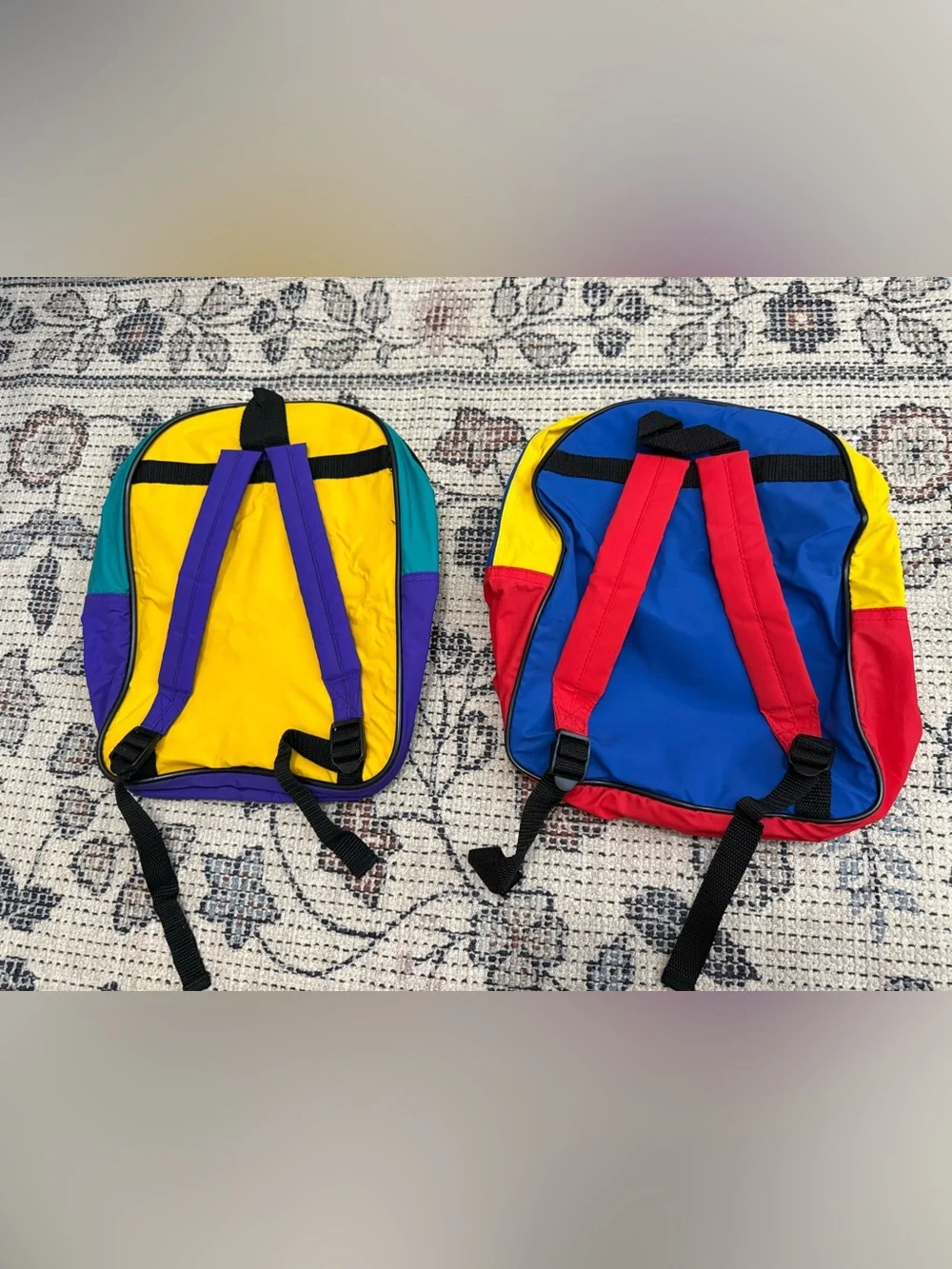 Two Vintage Toddler Backpacks